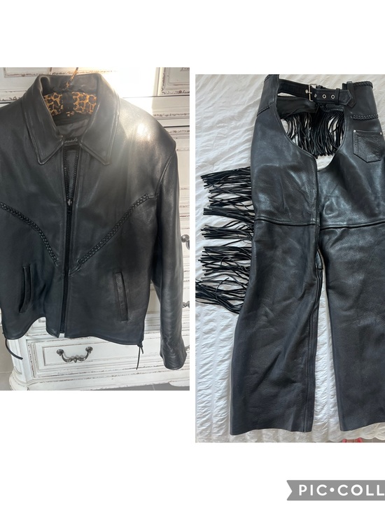 Leather Mill Jackets & Blazers - Leather Mill Arizona Matching Jacket & Chaps Set — Size L/M